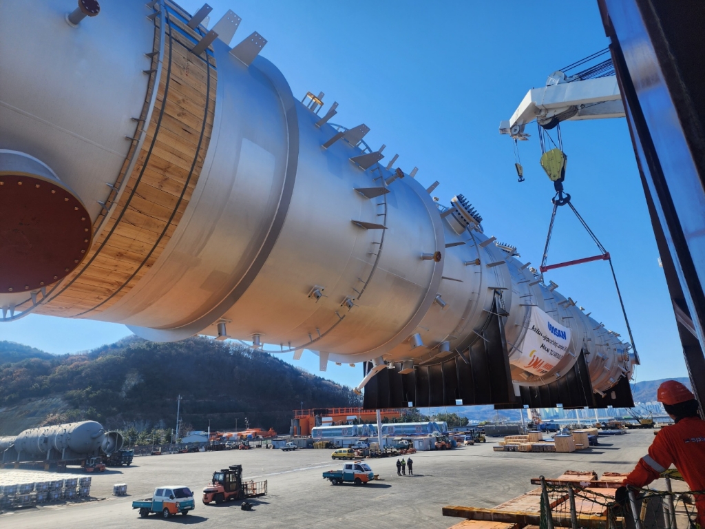 Assiut project bulk shipment of Doosan Mecatec